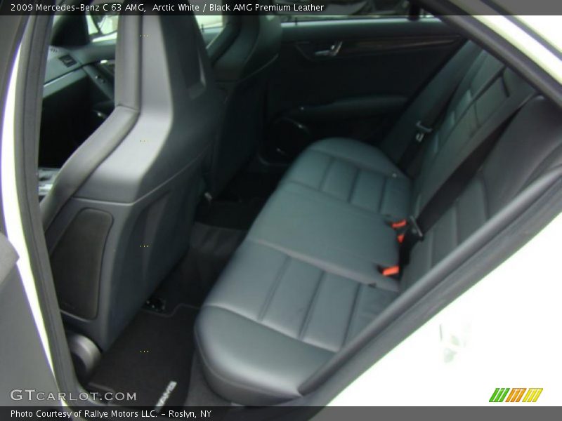 Arctic White / Black AMG Premium Leather 2009 Mercedes-Benz C 63 AMG
