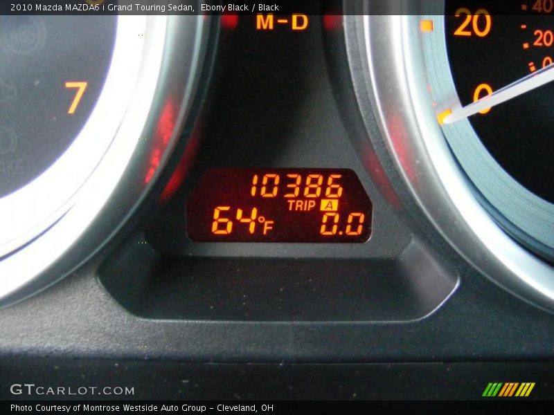 Ebony Black / Black 2010 Mazda MAZDA6 i Grand Touring Sedan