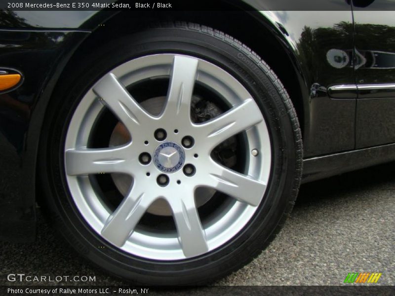 Black / Black 2008 Mercedes-Benz E 350 4Matic Sedan