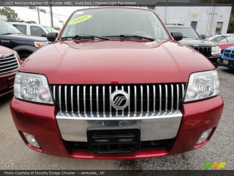 Vivid Red / Pebble/Light Parchment 2005 Mercury Mariner V6 Premier 4WD