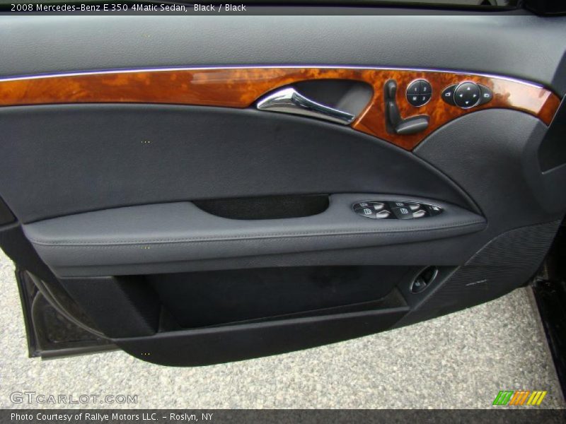Black / Black 2008 Mercedes-Benz E 350 4Matic Sedan