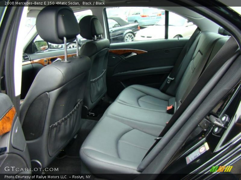 Black / Black 2008 Mercedes-Benz E 350 4Matic Sedan