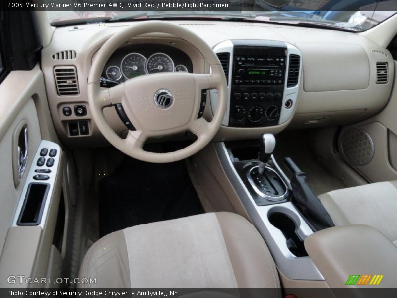 Pebble/Light Parchment Interior - 2005 Mariner V6 Premier 4WD 