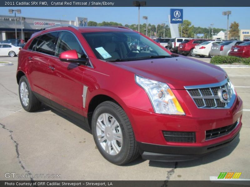 Crystal Red Tintcoat / Shale/Ebony 2011 Cadillac SRX FWD