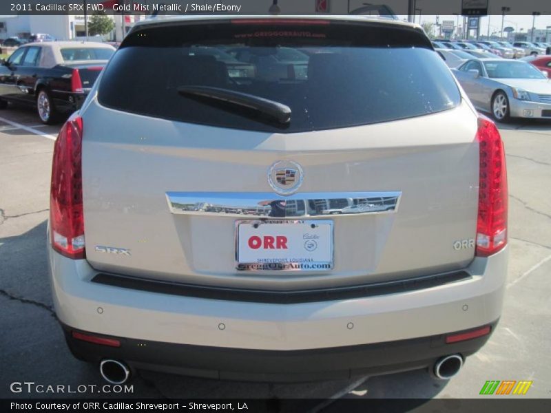 Gold Mist Metallic / Shale/Ebony 2011 Cadillac SRX FWD