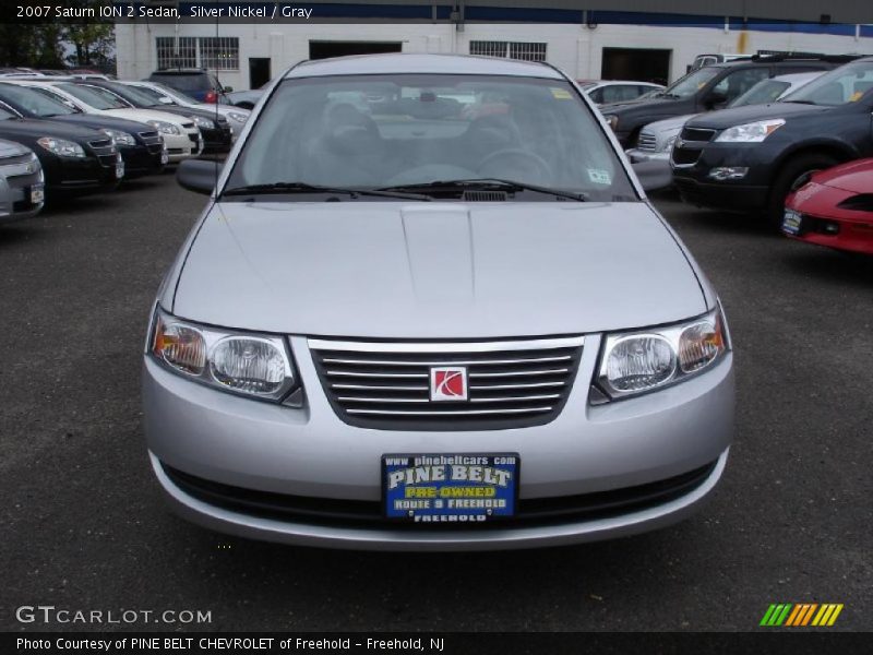 Silver Nickel / Gray 2007 Saturn ION 2 Sedan