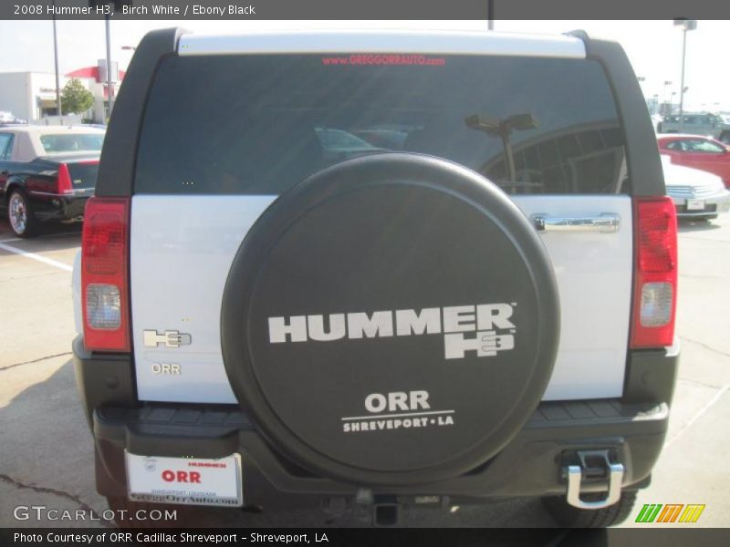 Birch White / Ebony Black 2008 Hummer H3
