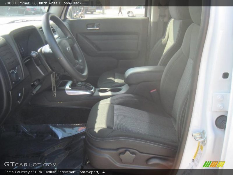 Birch White / Ebony Black 2008 Hummer H3