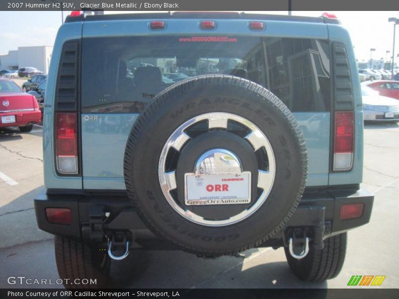 Glacier Blue Metallic / Ebony Black 2007 Hummer H2 SUV