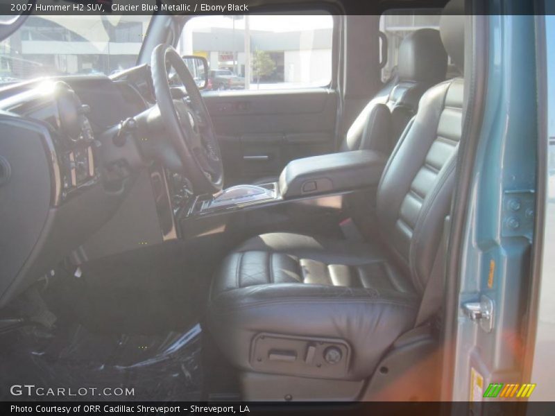 Glacier Blue Metallic / Ebony Black 2007 Hummer H2 SUV