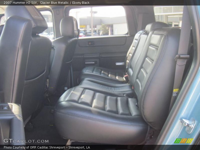 Glacier Blue Metallic / Ebony Black 2007 Hummer H2 SUV
