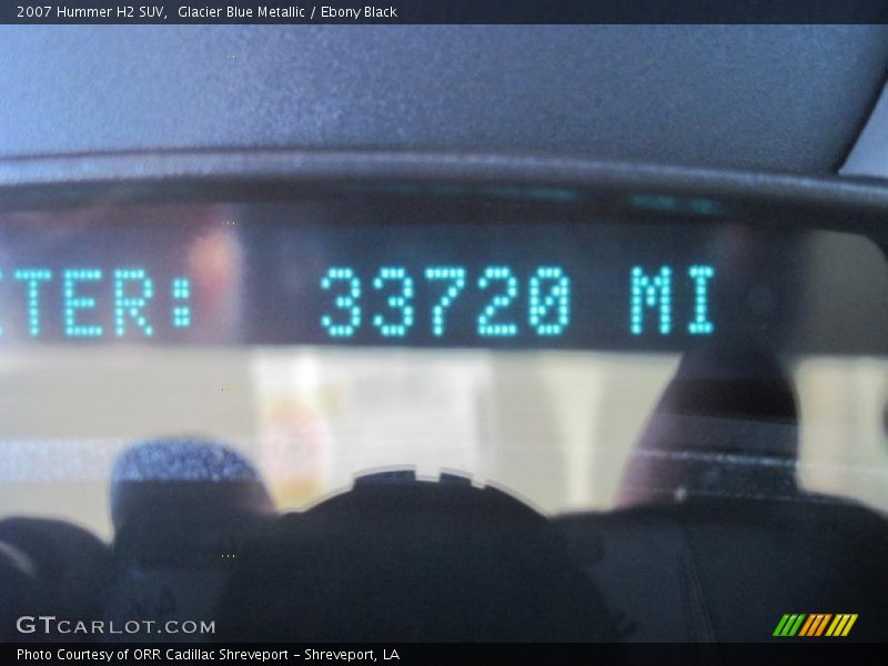 Glacier Blue Metallic / Ebony Black 2007 Hummer H2 SUV