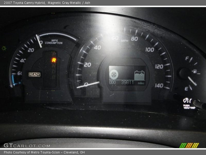 Magnetic Gray Metallic / Ash 2007 Toyota Camry Hybrid