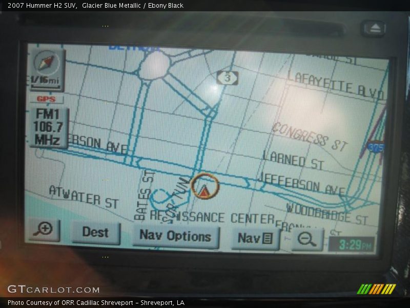 Glacier Blue Metallic / Ebony Black 2007 Hummer H2 SUV