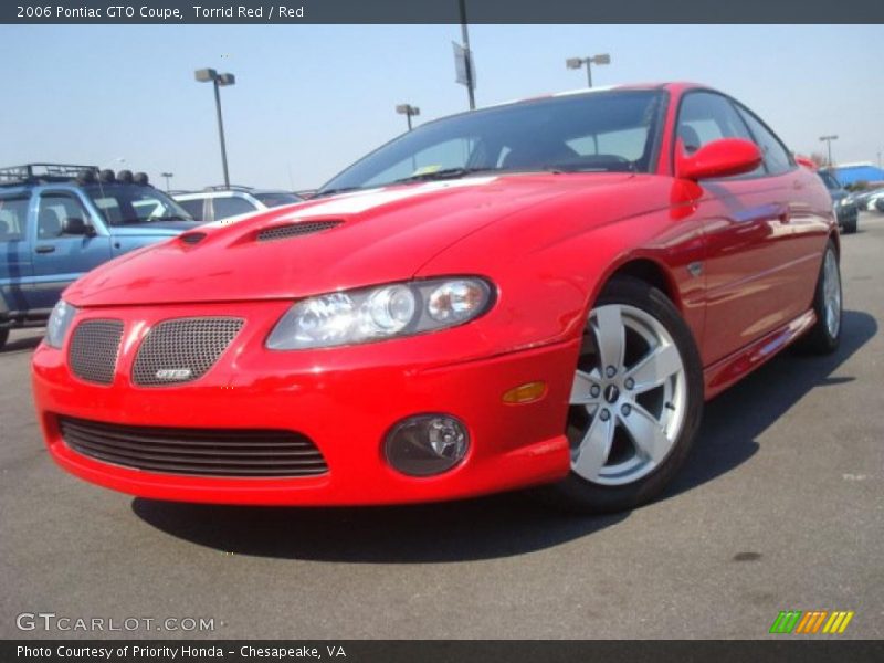 Torrid Red / Red 2006 Pontiac GTO Coupe