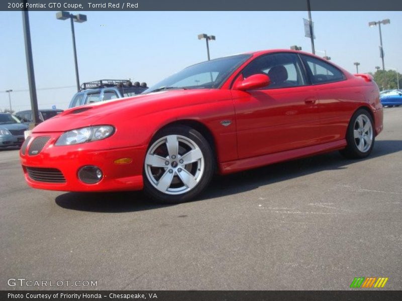 Torrid Red / Red 2006 Pontiac GTO Coupe