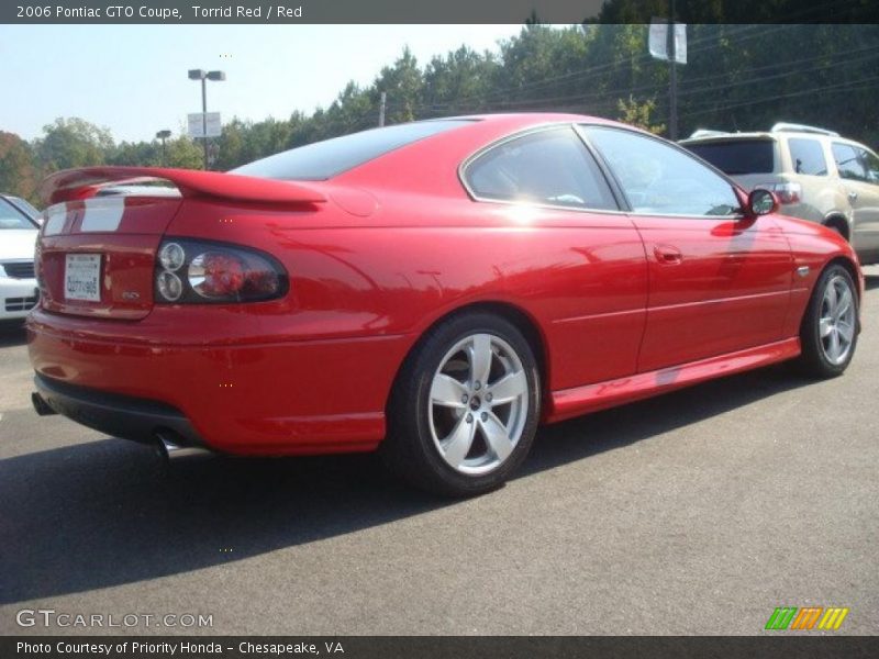 Torrid Red / Red 2006 Pontiac GTO Coupe