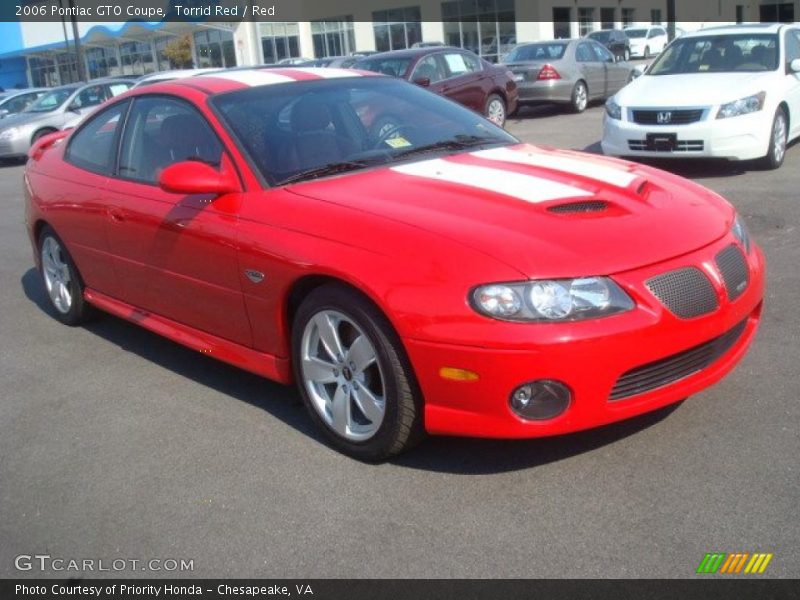 Torrid Red / Red 2006 Pontiac GTO Coupe