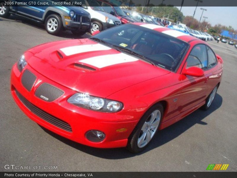 Torrid Red / Red 2006 Pontiac GTO Coupe