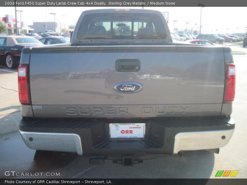 Sterling Grey Metallic / Medium Stone 2009 Ford F450 Super Duty Lariat Crew Cab 4x4 Dually