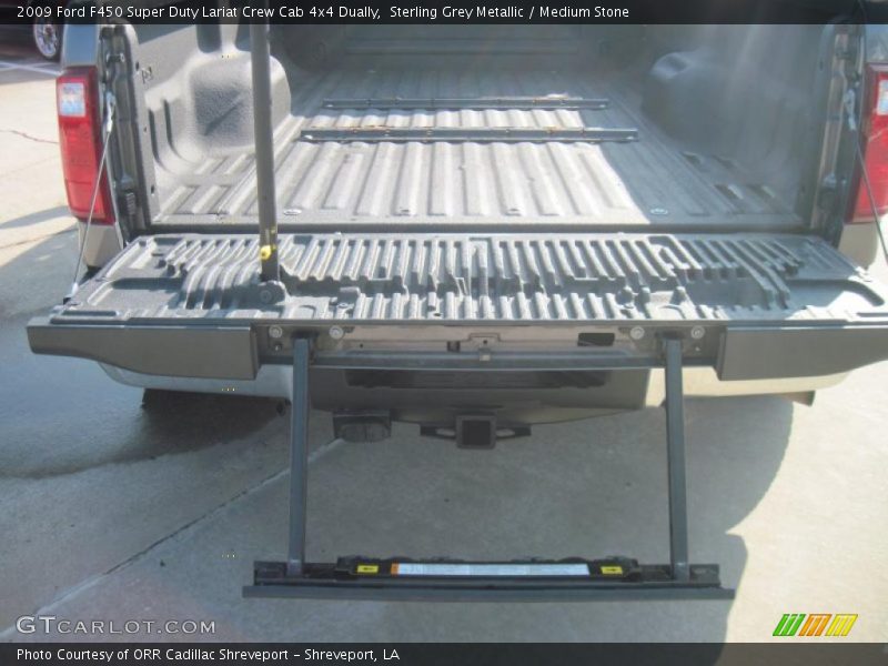Sterling Grey Metallic / Medium Stone 2009 Ford F450 Super Duty Lariat Crew Cab 4x4 Dually