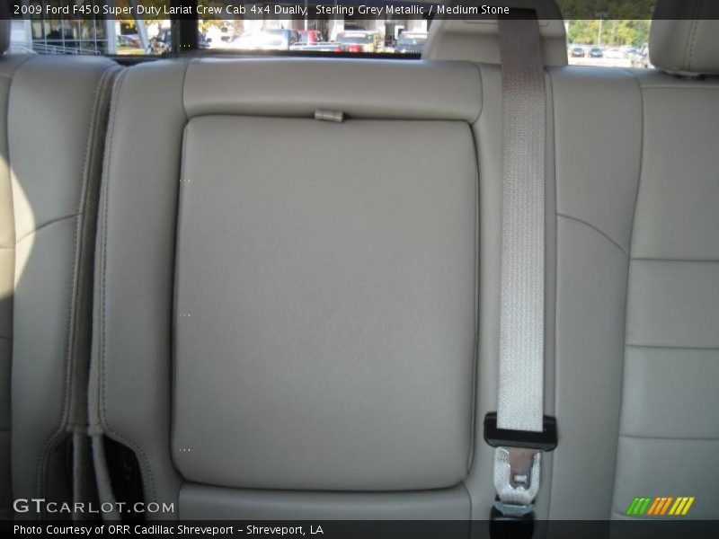 Sterling Grey Metallic / Medium Stone 2009 Ford F450 Super Duty Lariat Crew Cab 4x4 Dually