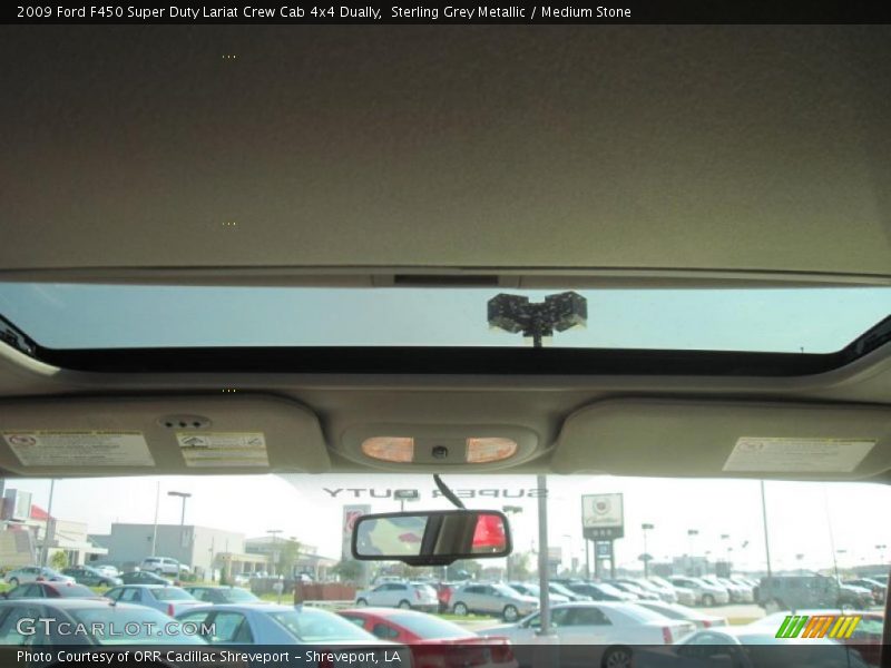 Sterling Grey Metallic / Medium Stone 2009 Ford F450 Super Duty Lariat Crew Cab 4x4 Dually