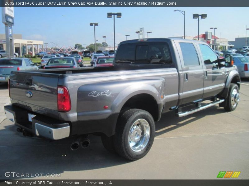  2009 F450 Super Duty Lariat Crew Cab 4x4 Dually Sterling Grey Metallic