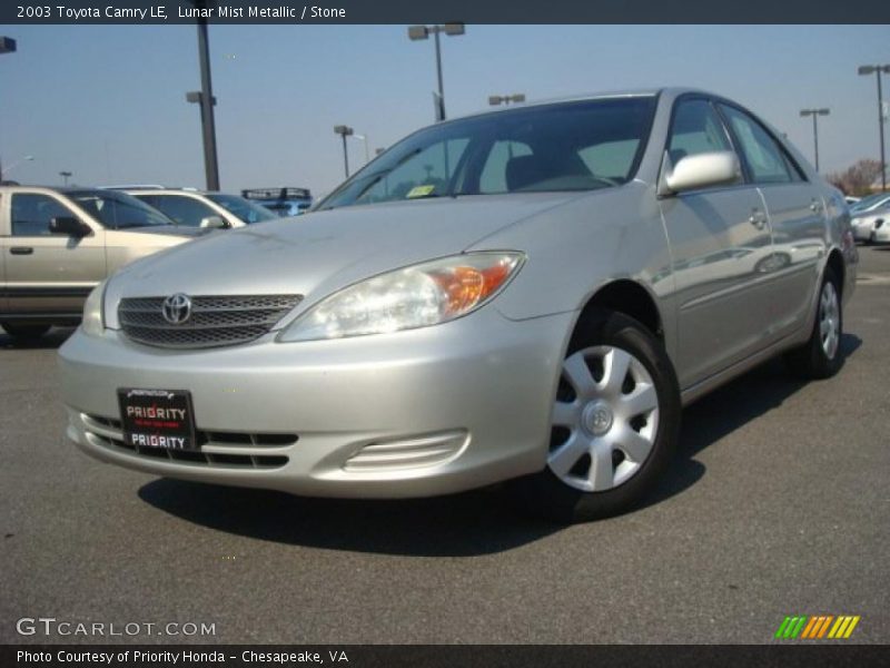 Lunar Mist Metallic / Stone 2003 Toyota Camry LE