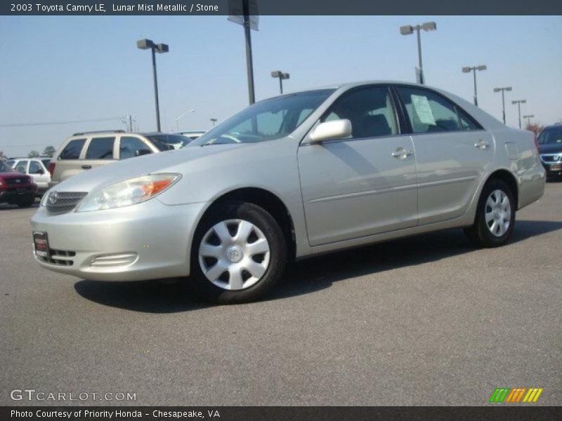Lunar Mist Metallic / Stone 2003 Toyota Camry LE