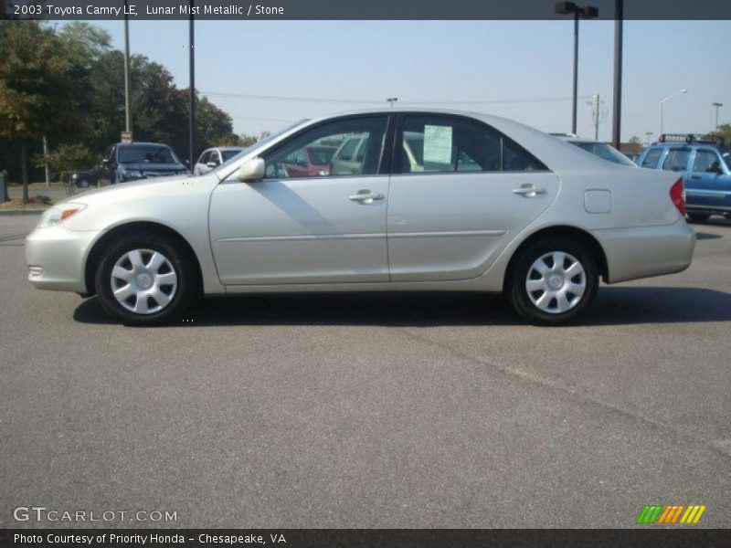 Lunar Mist Metallic / Stone 2003 Toyota Camry LE