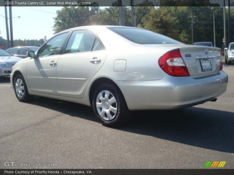 Lunar Mist Metallic / Stone 2003 Toyota Camry LE