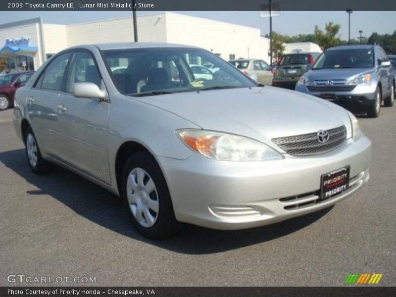 Lunar Mist Metallic / Stone 2003 Toyota Camry LE