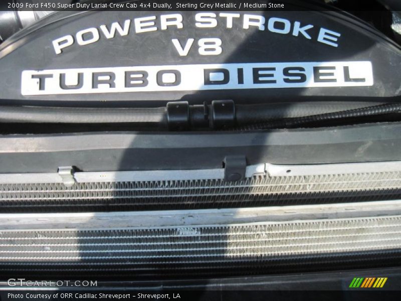 Sterling Grey Metallic / Medium Stone 2009 Ford F450 Super Duty Lariat Crew Cab 4x4 Dually