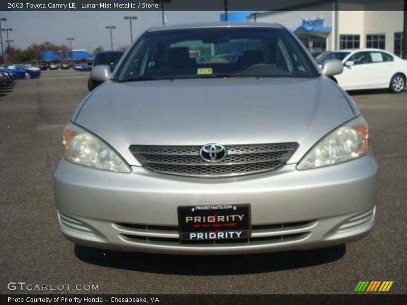 Lunar Mist Metallic / Stone 2003 Toyota Camry LE