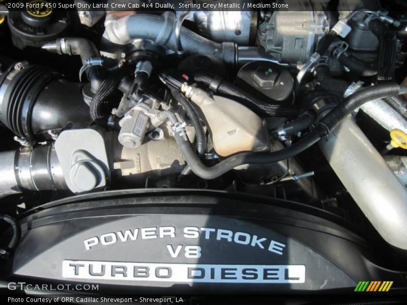  2009 F450 Super Duty Lariat Crew Cab 4x4 Dually Engine - 6.4 Liter OHV 32-Valve Power Stroke Turbo Diesel V8