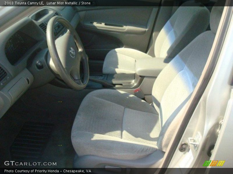 Lunar Mist Metallic / Stone 2003 Toyota Camry LE