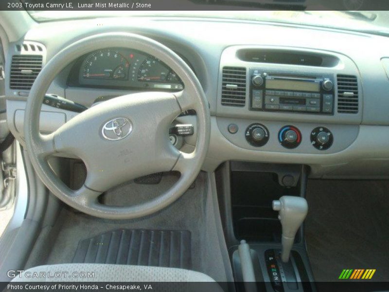 Lunar Mist Metallic / Stone 2003 Toyota Camry LE
