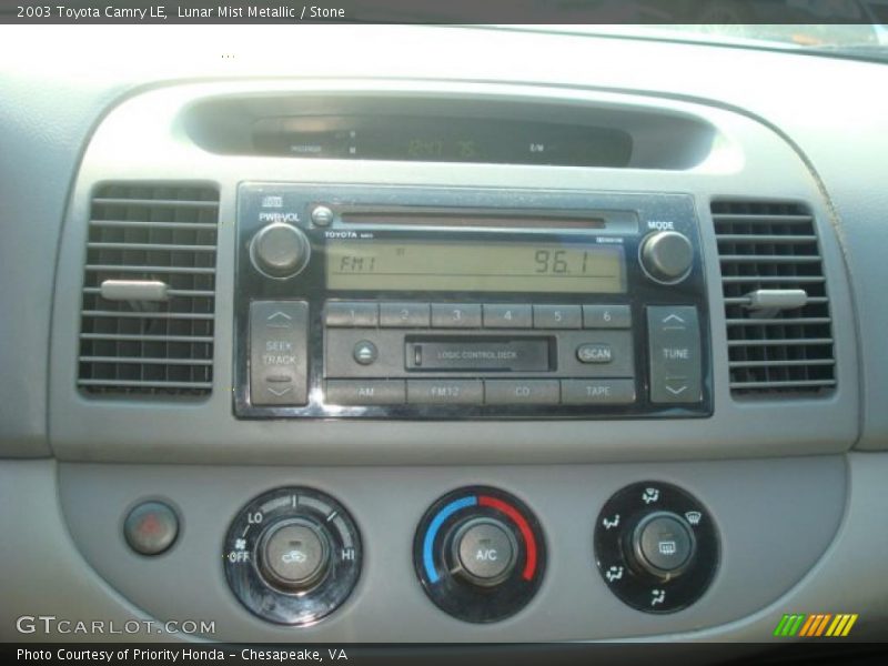 Lunar Mist Metallic / Stone 2003 Toyota Camry LE