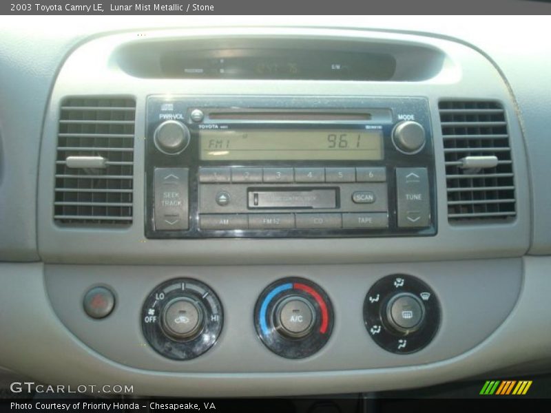 Lunar Mist Metallic / Stone 2003 Toyota Camry LE