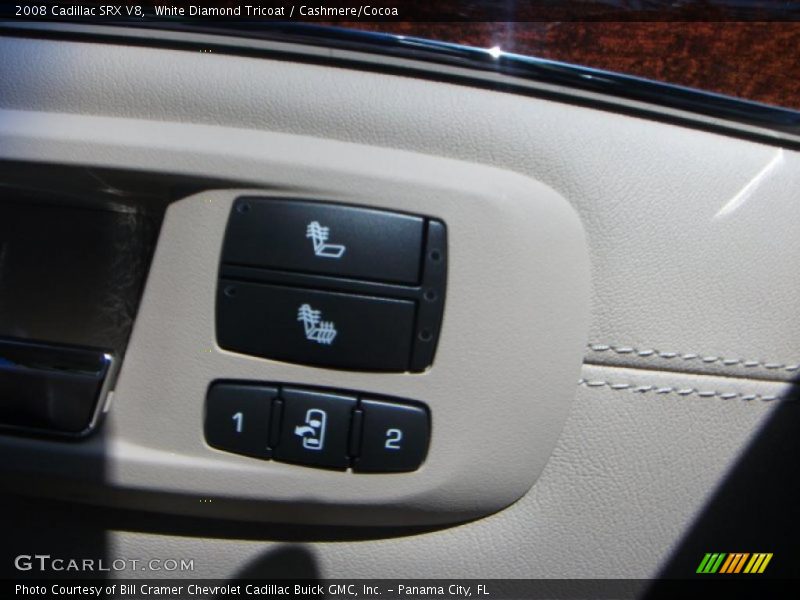 White Diamond Tricoat / Cashmere/Cocoa 2008 Cadillac SRX V8