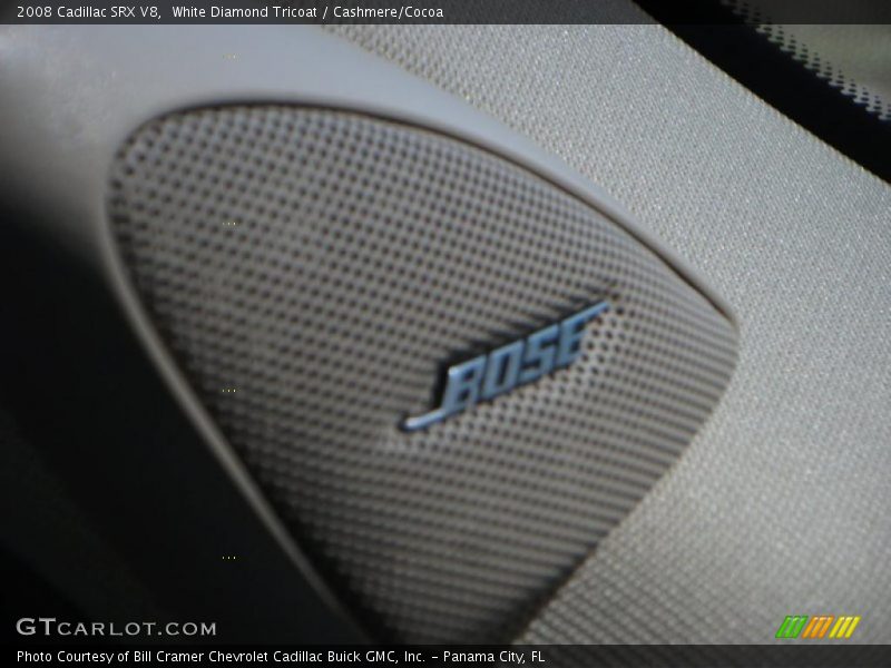 White Diamond Tricoat / Cashmere/Cocoa 2008 Cadillac SRX V8