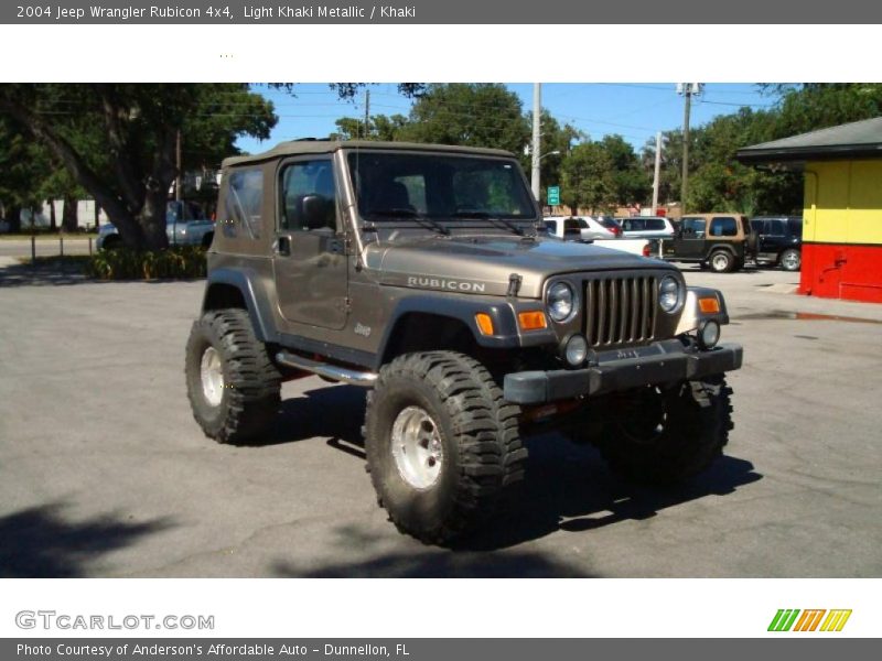 Light Khaki Metallic / Khaki 2004 Jeep Wrangler Rubicon 4x4