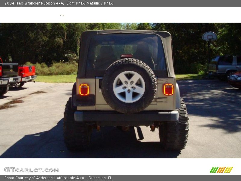 Light Khaki Metallic / Khaki 2004 Jeep Wrangler Rubicon 4x4