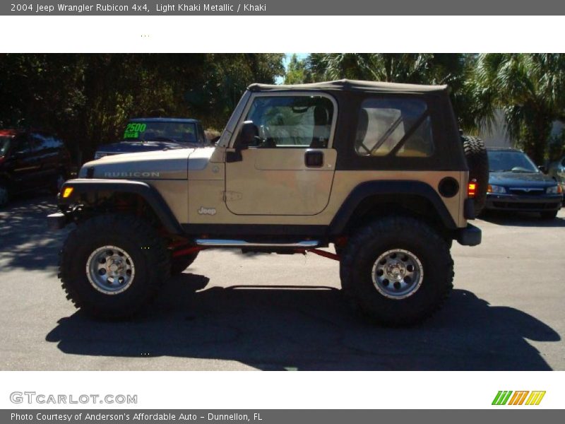 Light Khaki Metallic / Khaki 2004 Jeep Wrangler Rubicon 4x4
