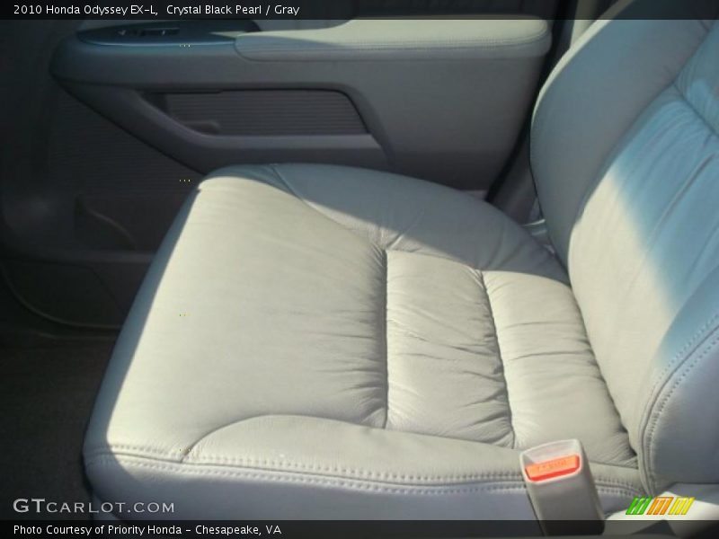 Crystal Black Pearl / Gray 2010 Honda Odyssey EX-L