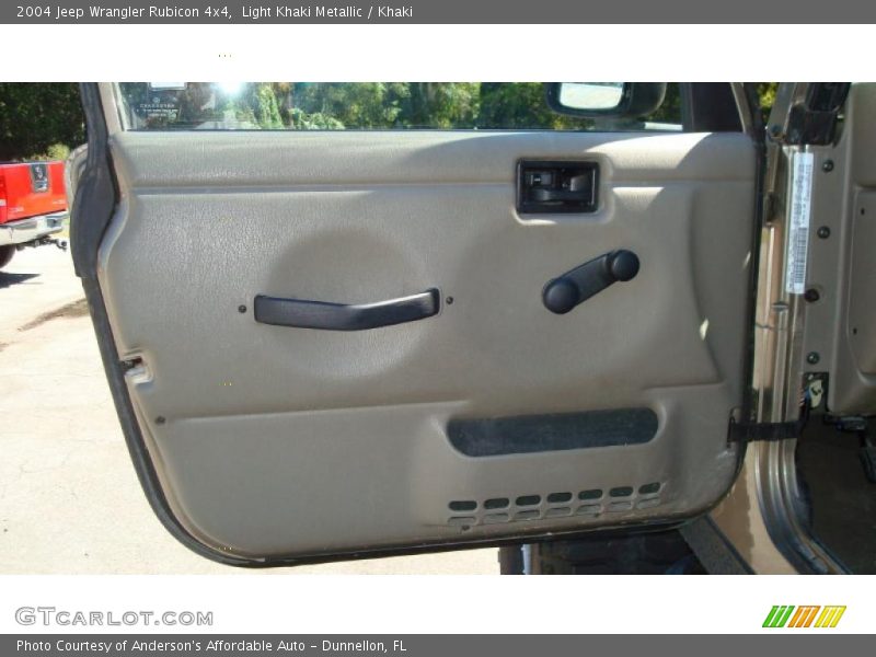 Light Khaki Metallic / Khaki 2004 Jeep Wrangler Rubicon 4x4