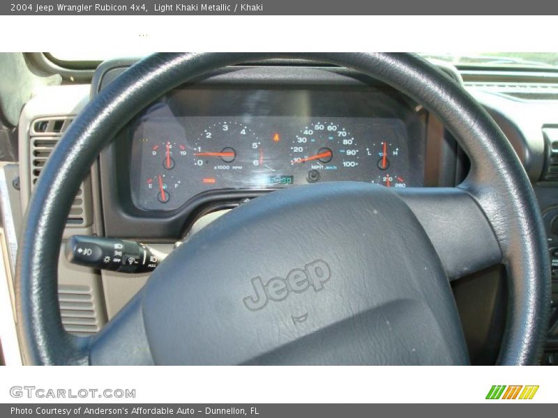 Light Khaki Metallic / Khaki 2004 Jeep Wrangler Rubicon 4x4