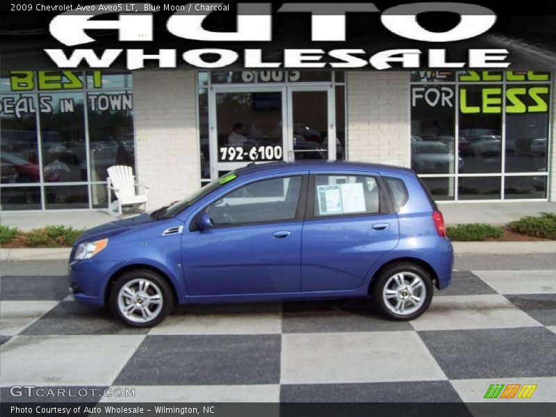 Blue Moon / Charcoal 2009 Chevrolet Aveo Aveo5 LT