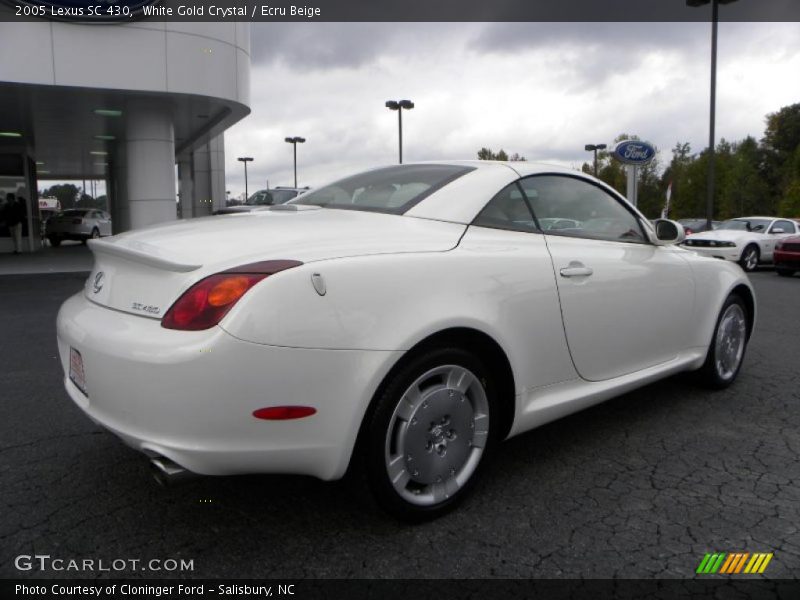White Gold Crystal / Ecru Beige 2005 Lexus SC 430